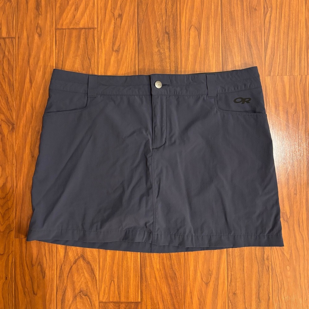 Outdoor Research Navy Blue Performance Athletic Skort Womens 14 Built in Shorts